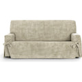 Copridivano beige con motivo floreale