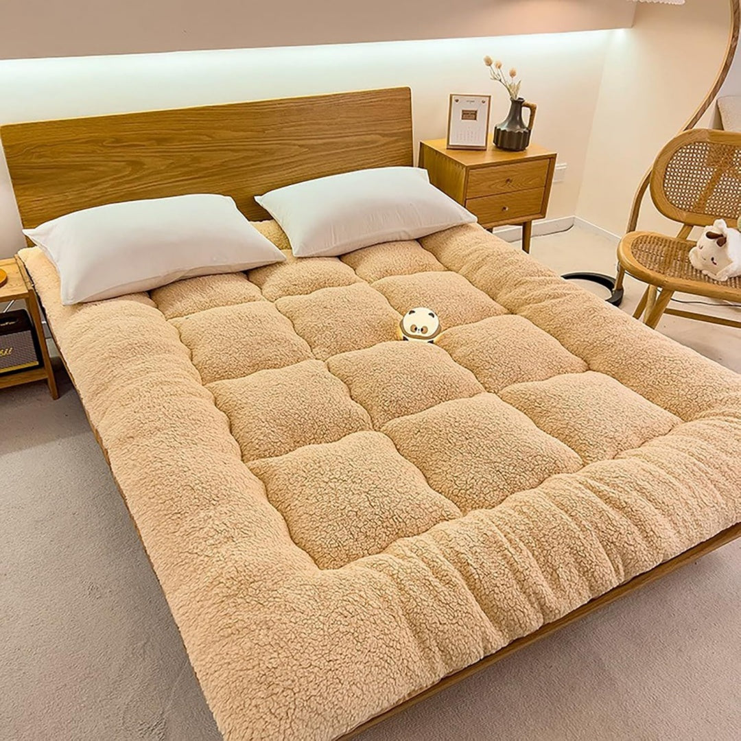 Fodera beige per futon