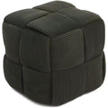 Pouf verde scuro