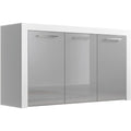 Credenza grigio chiaro con ante