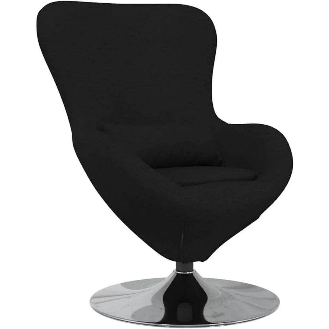 Poltrona confortevole regolabile girevole nero