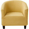 Copripoltrona giallo senape