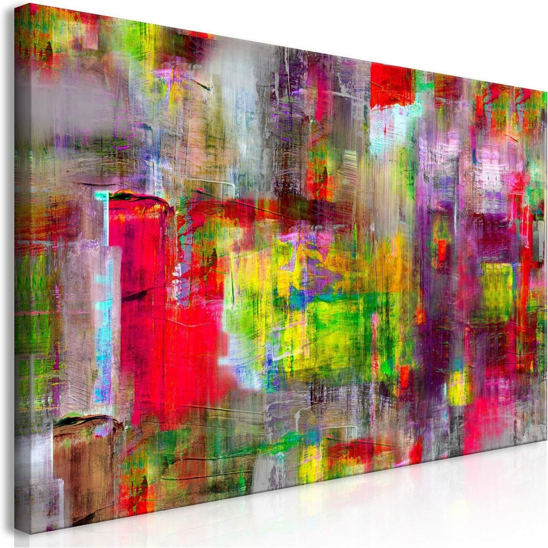 Stampa astratta multicolore
