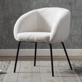 Poltrona crema con gambe nere